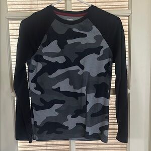 Boys' Camouflage Long Sleeve Shirt